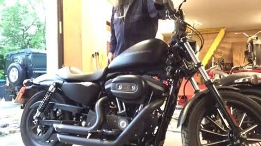 Vonnie’s Sportster after the work was completed